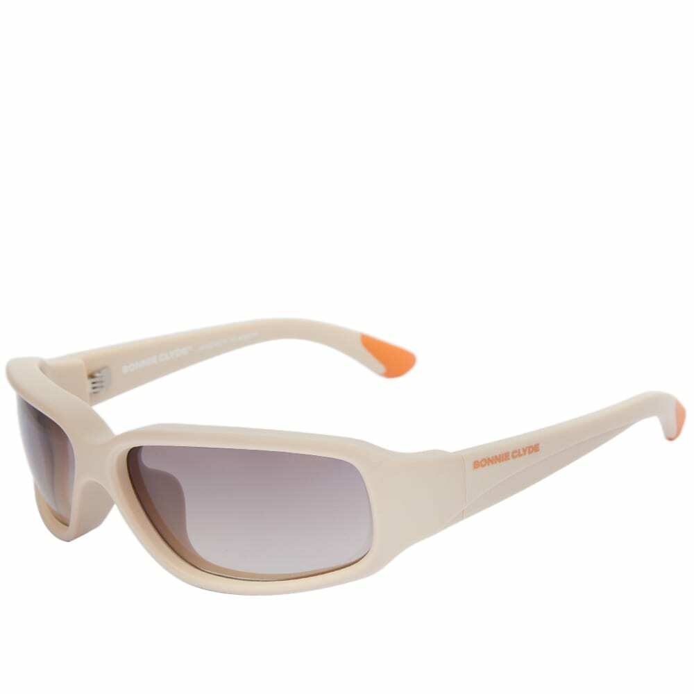 Photo: Bonnie Clyde Best Friend Sunglasses in Off White/Brown