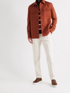 LORO PIANA - Rain System Linen and Silk-Blend Jacket - Red - S