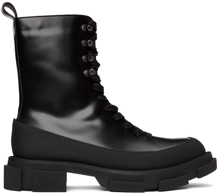 Photo: both Black Gao High Lace-Up Boots