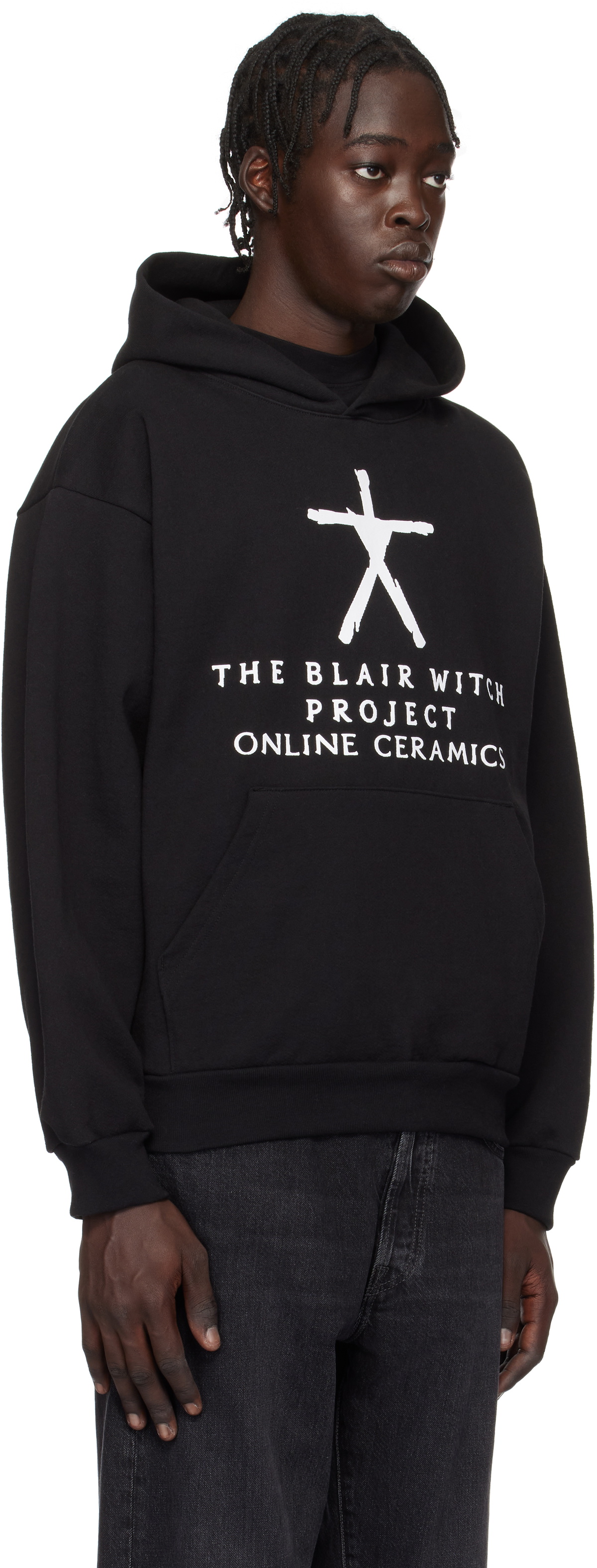 Online Ceramics Black 'The Blair Witch' Logo Hoodie