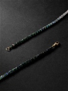 JIA JIA - Gold, Emerald and Sapphire Beaded Necklace
