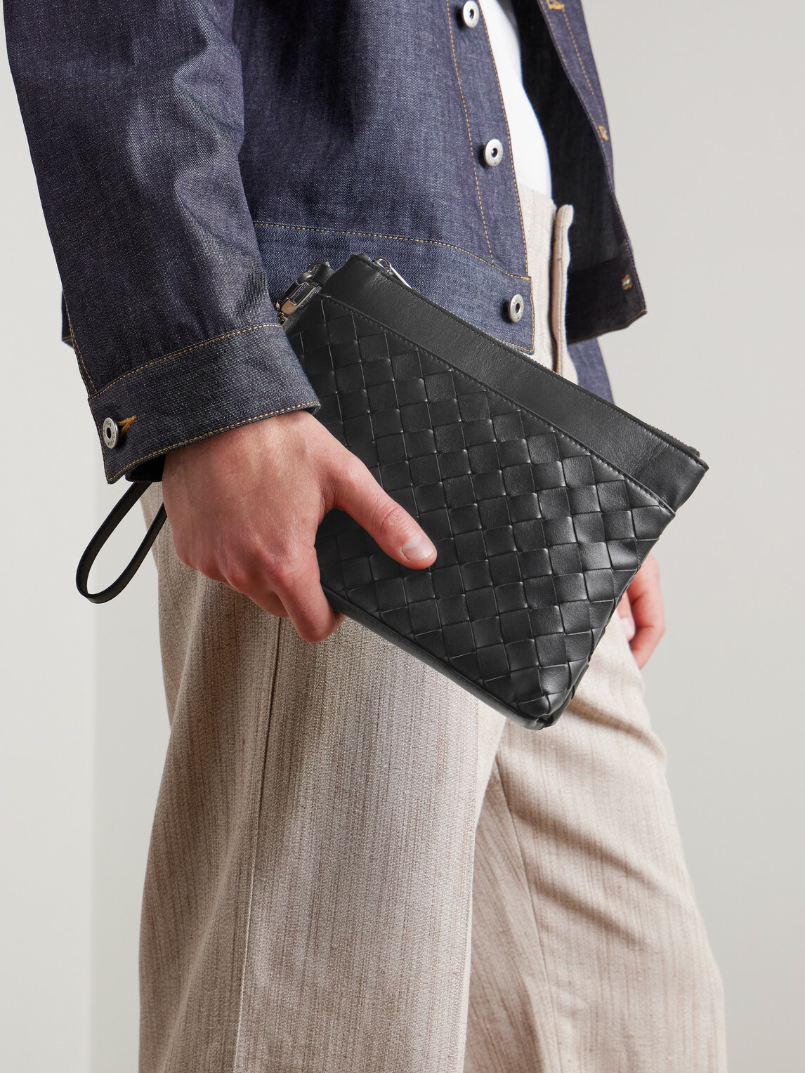 Bottega Veneta - Intrecciato Leather Pouch