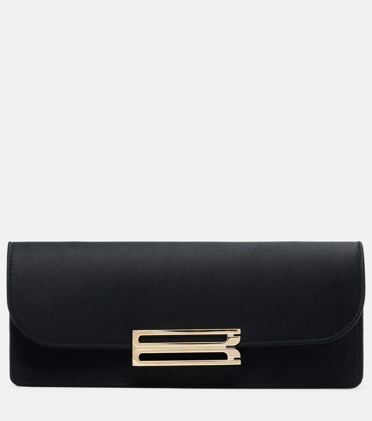 Victoria Beckham Dorian East-West satin clutch