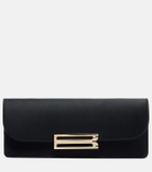 Victoria Beckham Dorian East-West satin clutch