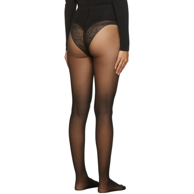 Wolford Black Tummy 20 Control Top Tights Wolford