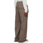 Rick Owens DRKSHDW Gray Tower Creatch Wide Drawstring Cargo Pants