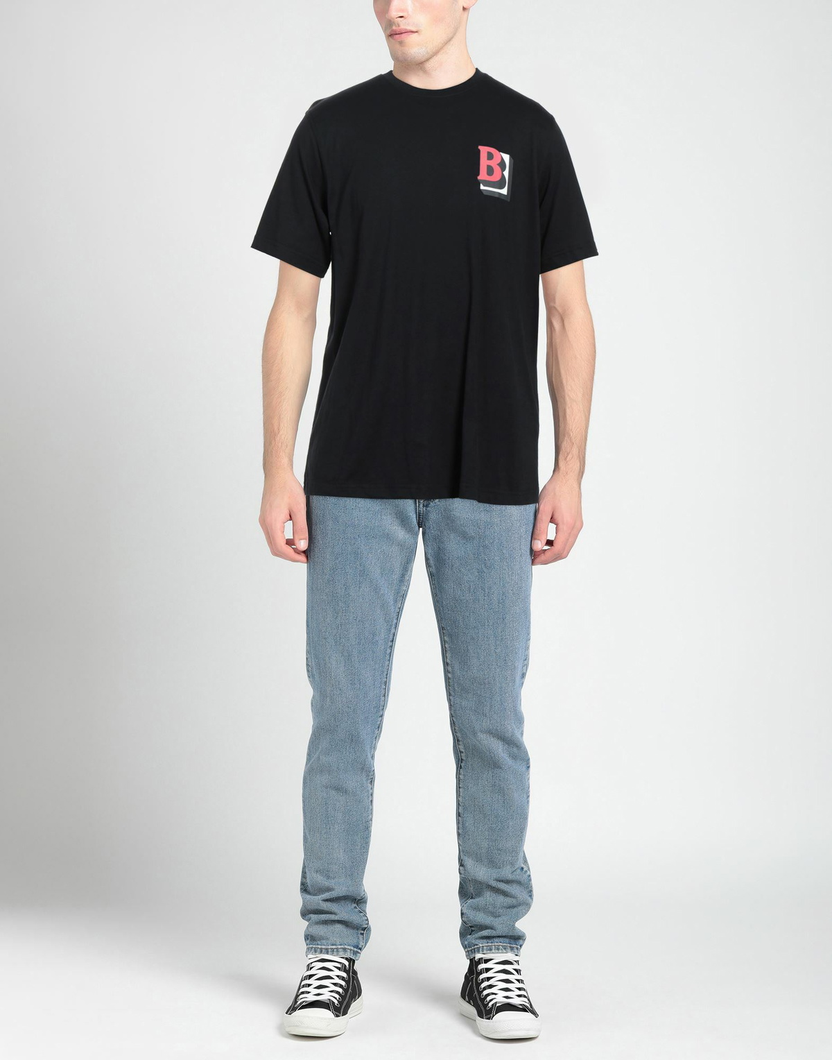 Burberry Mens T-shirt in Black