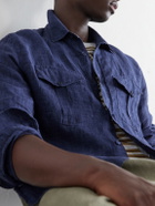 Orlebar Brown - Colburn Linen Shirt - Blue