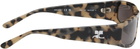 Courrèges Black & Beige Tech Sunglasses