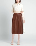 Jijil Womens Midi skirt in Brown