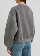 Alexanderwang.t Logo Cotton-blend Sweatshirt Grey