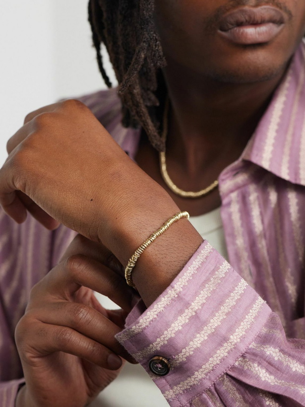 Photo: John Hardy - Heishi 14-Karat Gold Bracelet - Gold