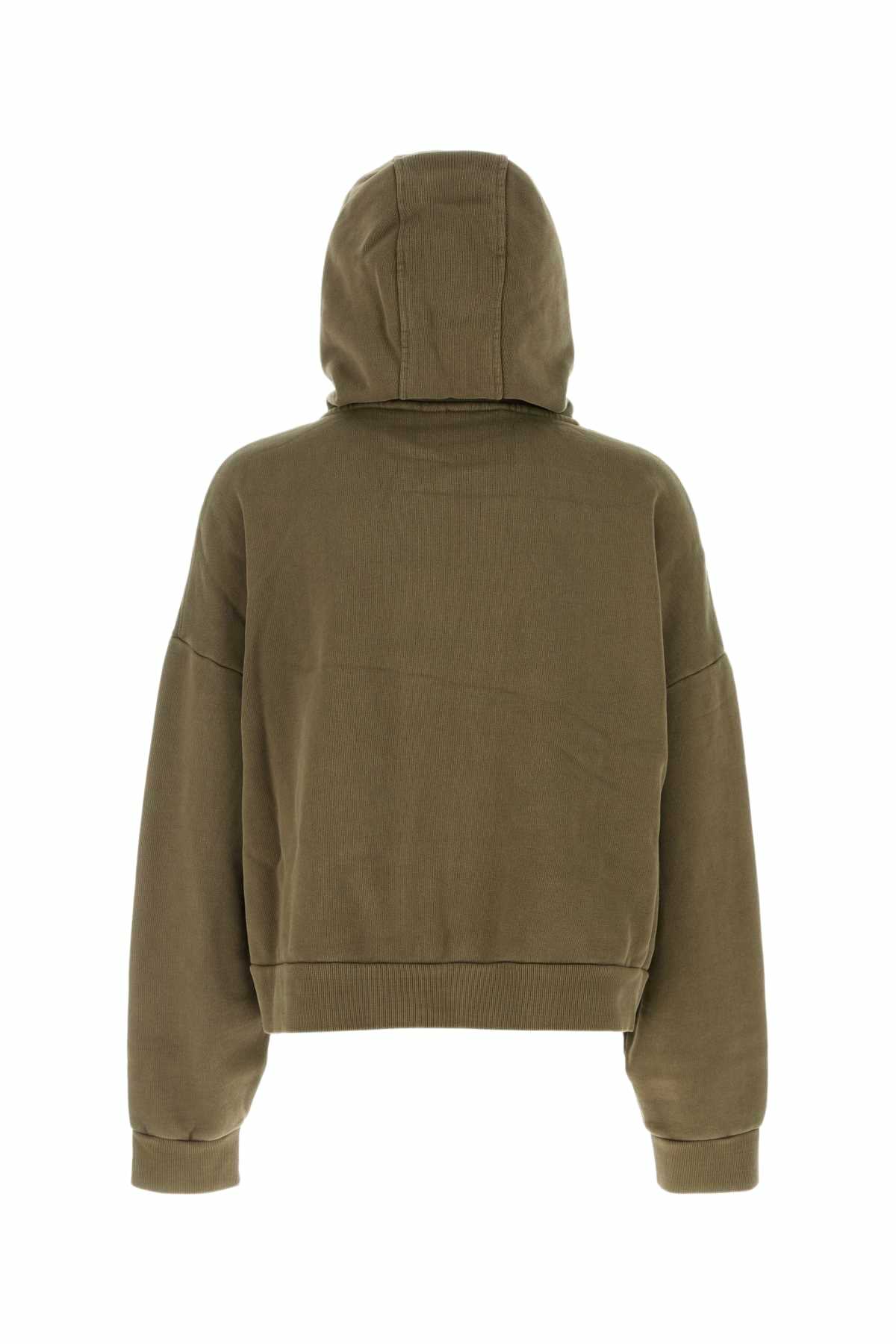 Entire Studios Army Green Cotton Oversize Sweatshirt