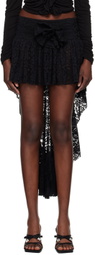 Tach Black Blanca Miniskirt