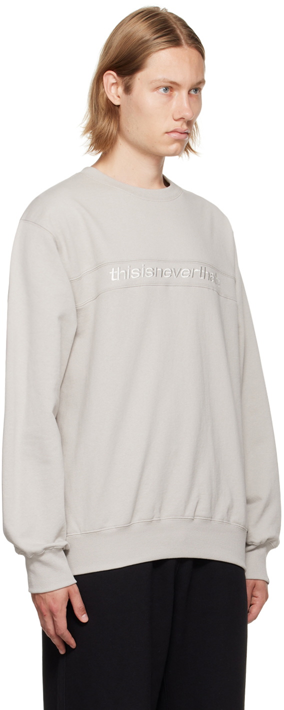 thisisneverthat Gray Cotton Sweatshirt thisisneverthat