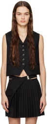 J KOO Black Sailor Collar Blazer