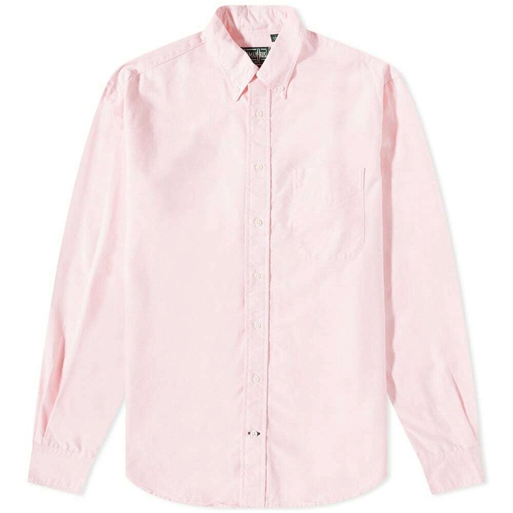 Photo: Gitman Vintage Men's Button Down Oxford Shirt in Pink