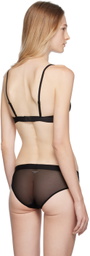 Alexander Wang Black Sheer Bra