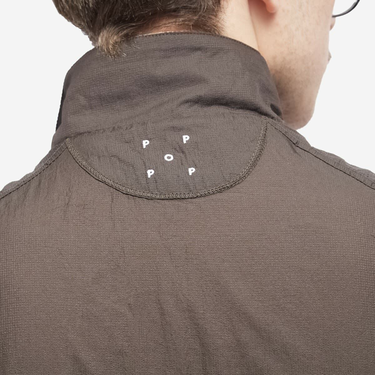 Pop Trading Company Men's Reversible Ripstop Safari Vest in Delicioso/White Pepper