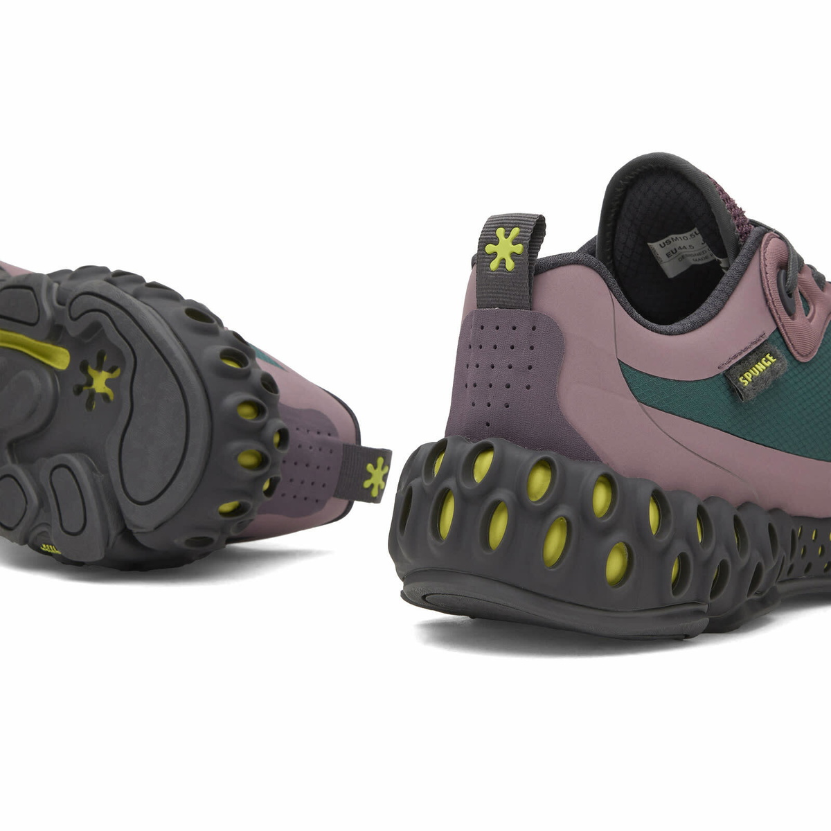 Spunge Men's Osmosis Sneaker in Purple/Green/Yellow