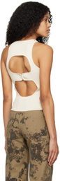 WYNN HAMLYN Off-White Palm Tank Top