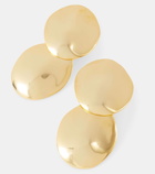 Jennifer Behr Issey Double Disc 18kt gold-plated drop earrings