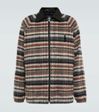 Junya Watanabe - Striped wool, alpaca and mohair jacket