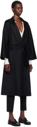 Max Mara Black Ludmilla Icon Coat