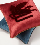 Etro Pegaso embroidered cushion