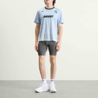 Bandit Men's Drift SS Printed Performance T-Shirt in Undulating Gradient Check/Breeze Blue/Light Breeze Blue