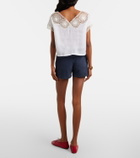 Nili Lotan Utility cotton shorts