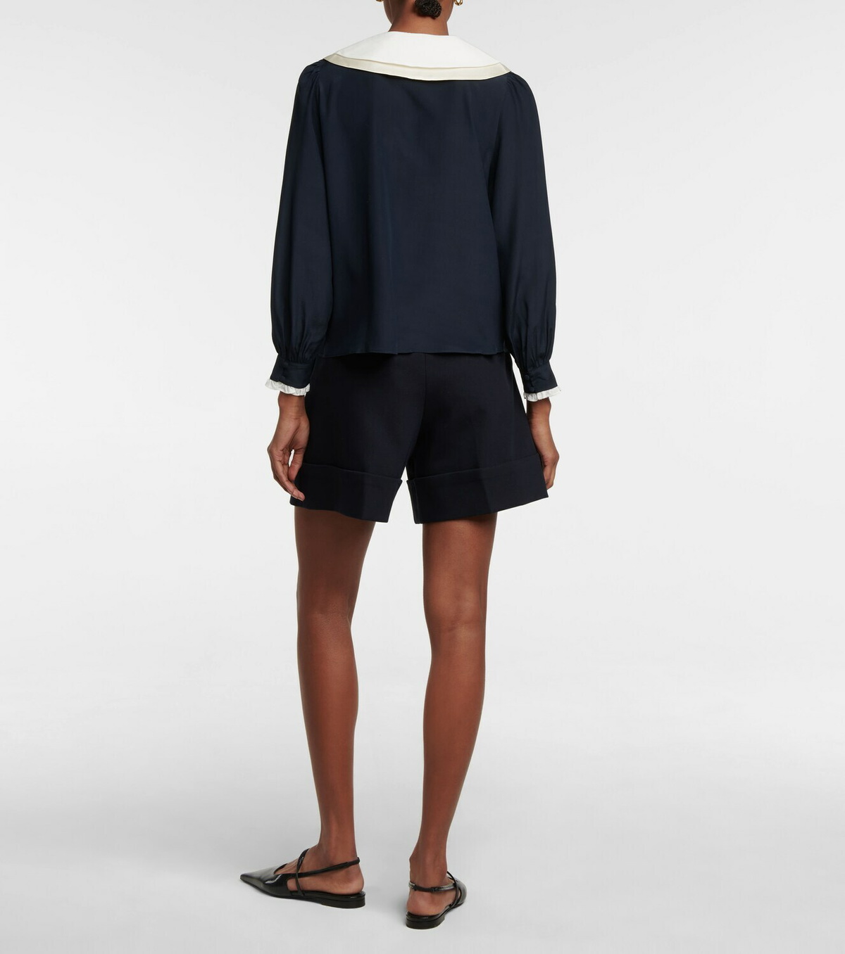 Rixo Eimer silk blouse