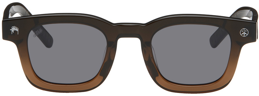 AKILA Black & Brown Mister Green Edition Ascent Sunglasses AKILA