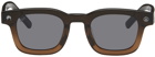 AKILA Black & Brown Mister Green Edition Ascent Sunglasses