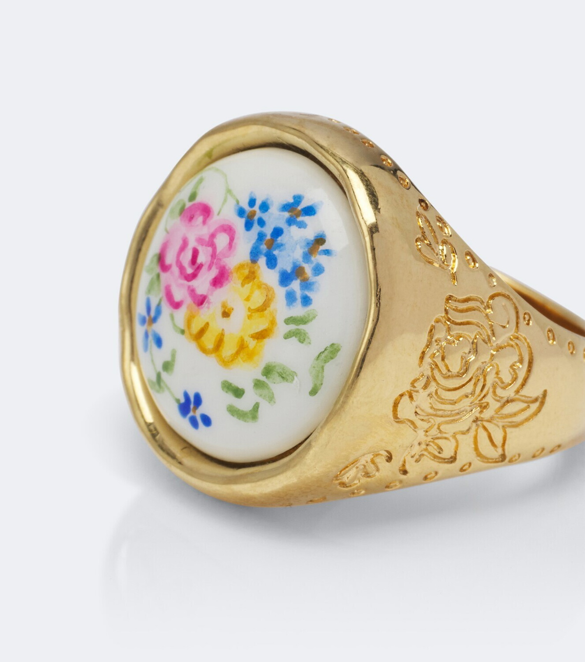 Chloé Chloé Bloomcraft floral signet ring