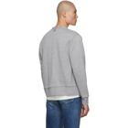 Thom Browne Grey Pique 4-Bar Cardigan