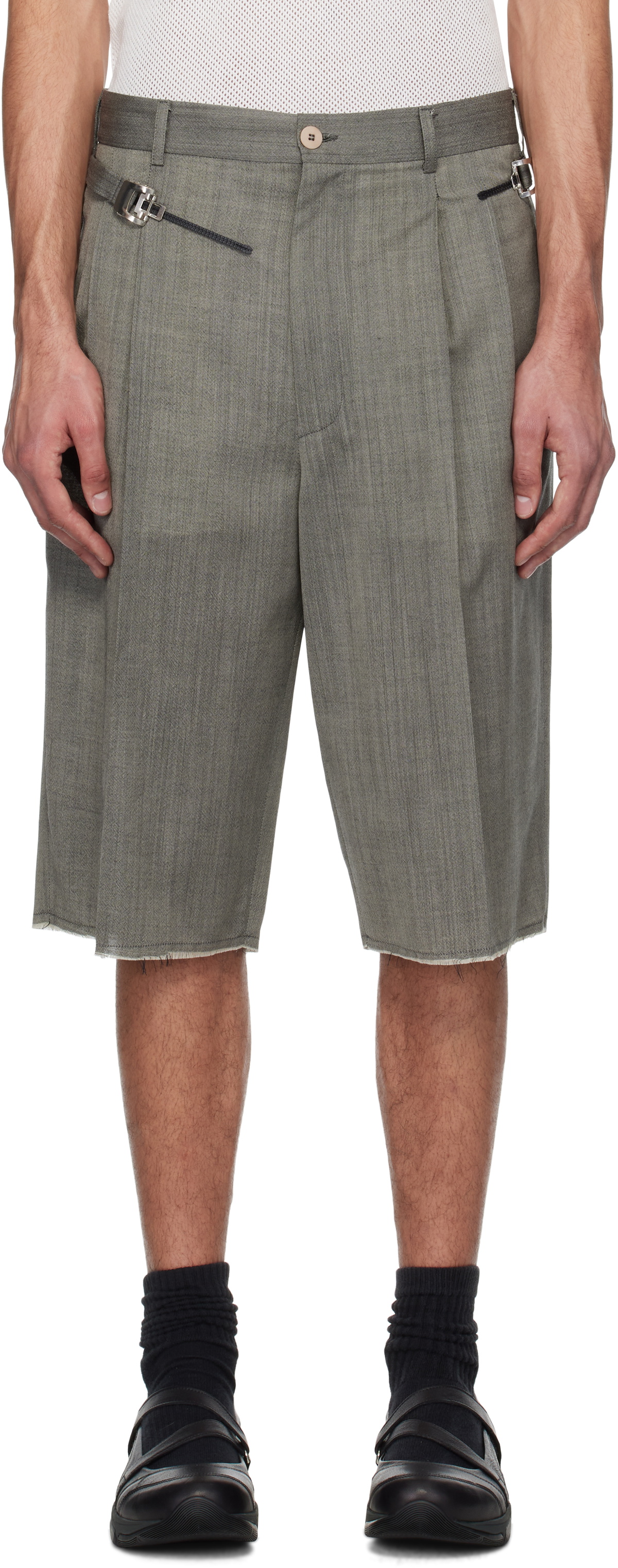 Magliano Gray Regolatore Shorts