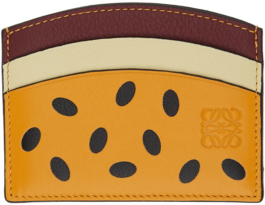 Loewe Yellow Paula's Ibiza Passion Fruit Plain Card Holder Loewe