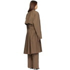 Calvin Klein Collection Brown Zeland Trench Coat