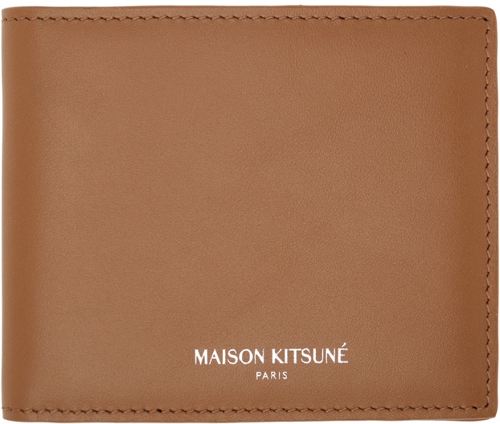 Photo: Maison Kitsuné Brown Bifold Wallet