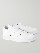 Kiton - Embroidered Leather Sneakers - White