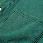 Velva Sheen Men's 8oz Pigment Dyed Freedom Cardigan in Evergreen
