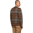 Burberry Brown Check Naylor Sweater