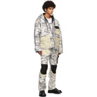 ADYAR SSENSE Exclusive Black and White Utility Cargo Pants