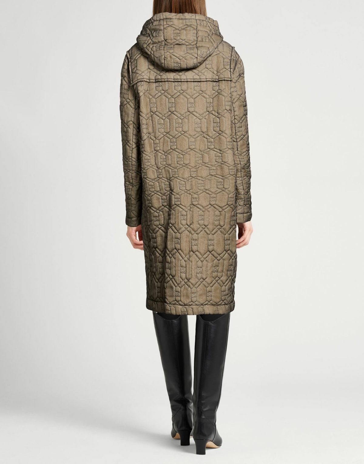 Koché Womens Puffer in Grey