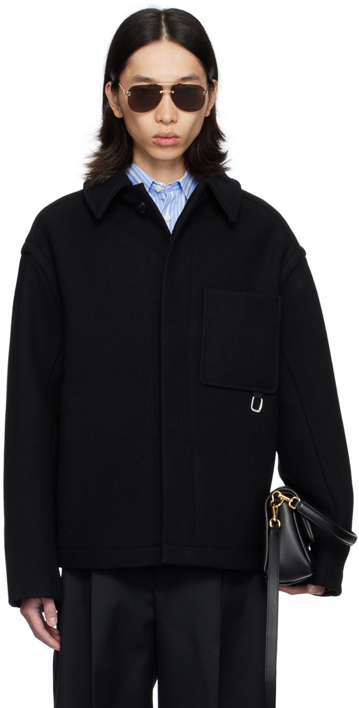 JACQUEMUS Black La Casa 'Le manteau Court' Jacket Jacquemus