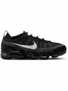 Nike - Air VaporMax 2023 Rubber-Trimmed Flyknit Sneakers - Black