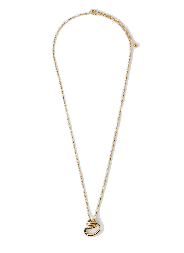 Photo: Round Trip Pendant Necklace in Gold