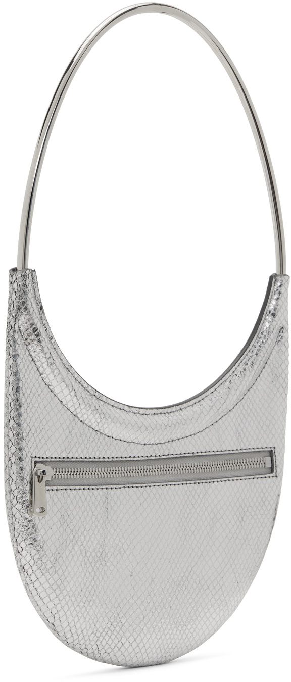 Coperni Silver Python Ring Swipe Bag Coperni