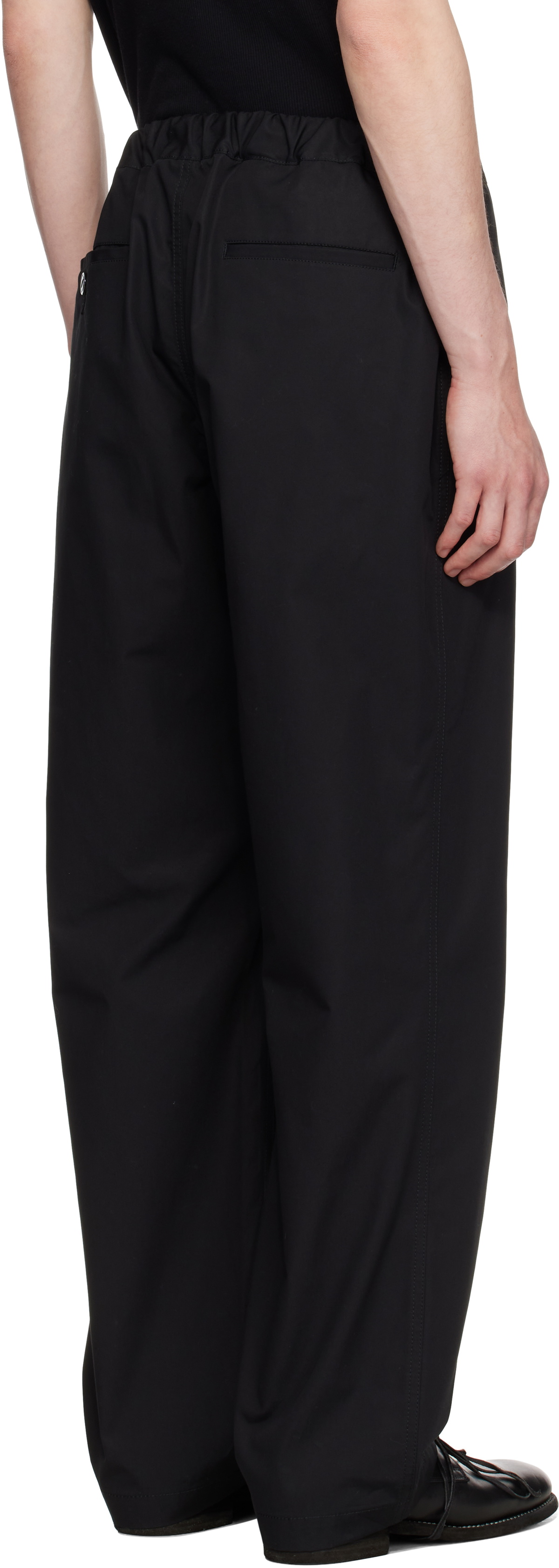 TAKAHIROMIYASHITA TheSoloist. Black Easy Trousers